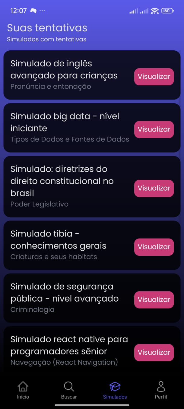 App Interface - Performance